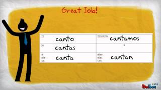 Spanish Conjugating AR verbs  Present Tense [upl. by Aiuqat]