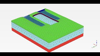 المحاضرة 17  Plaxis 3D  Retaining structures and Shoring systems for deep excavation  Part 1 [upl. by Norad278]