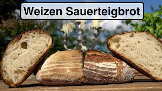 Weizen Sauerteigbrot aus dem Holzbackofen [upl. by Nellie]