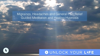 Migraines Headaches and Pain Relief Guided Meditation and Healing Hypnosis No Music [upl. by Hannazus]