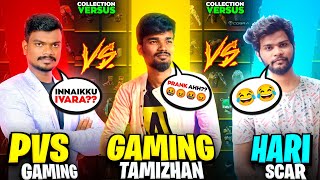 Gaming Tamizhan Prank 💥 Hariscar Vs Pvs Gaming 💥 Collection Versus Id Exchange prank 🤣 FreeFire [upl. by Althee]