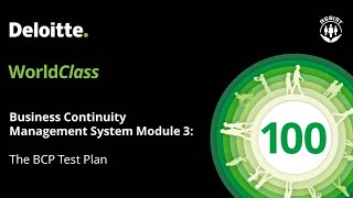 Business Continuity Management System Module 3 The BCP Test Plan [upl. by Rees661]