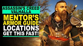 Assassins Creed Valhalla  How to Unlock MENTORS ARMOR Set  Guide amp Locations [upl. by Bundy]