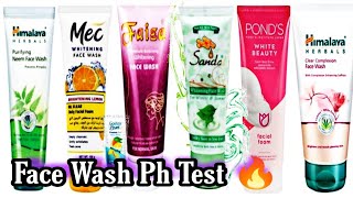 Testing all face washes Ph value😱 real or fake face wash PH Value😳 [upl. by Yeldud244]