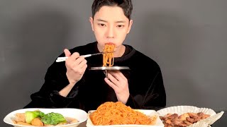 SUB삼겹살 쫄면 어묵탕 석관동떡볶이 분식 먹방 ASMR MUKBANG [upl. by Doble]