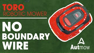 All about the new Toro Robotic Mower NO boundary wire  2022 EQUIP Expo [upl. by Eisteb651]