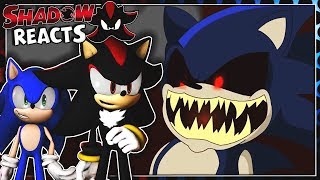 Sonic amp Shadow Reacts To SonicEXE Trilogy Part 1 2 amp 3 [upl. by Alodie583]