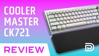 Cooler Master CK721 Wireless RGB Keyboard Review [upl. by Basham914]