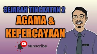 BAB 4 SEJARAH TINGKATAN 2 AGAMA DAN KEPERCAYAAN MASYARAKAT ALAM MELAYU [upl. by Ekim]