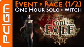 Path of Exile  Event  One Hour Solo Race  Witch 12 [upl. by Milinda]