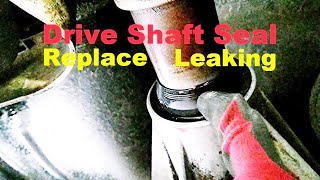 How to Replace Rear Output Drive Shaft Seal in Transfer Case [upl. by Eberta]