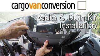 Ford Transit Radio Upgrade amp DDin Installation [upl. by Nyvrem]