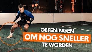 DOE DEZE OEFENINGEN OM SNELLER TE WORDEN  Voetbal training  Academy  Voetbalshop [upl. by Norby637]