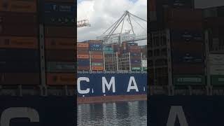 CMA CGM RIVOLI CONTAINER SHIP SOUTHAMPTON [upl. by Ennairoc]