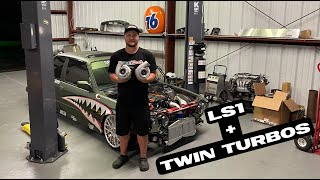 LS1 BMW E30  Twin Turbo Build  Pt1 [upl. by Anual]