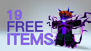 GET 19 FREE ROBLOX ITEMS 2024 [upl. by Lisandra]