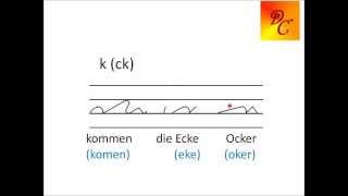 Stenografie lernen  Lektion 5  k d f  Kürzel ist das für  Dominique Clarier [upl. by Oiramed414]