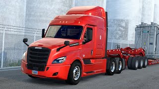 ATS ★ TEXAS ★ Freightliner Cascadia Integrated Detroit Powertrain DD15 American Truck Simulator 2K [upl. by Yoral]