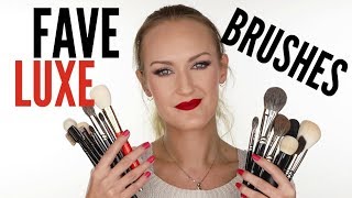 Favourite Luxe Makeup Brushes [upl. by Gisser]