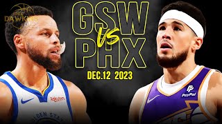 Golden State Warriors vs Phoenix Suns Full Game Highlights  December 12 2023  FreeDawkins [upl. by Adnarrim572]