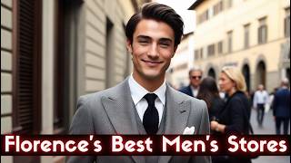 Where to Shop Men’s Fashion in Florence amp Italian street style [upl. by Heger]