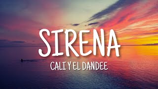 Sirena  Cali y el Dandee Letra [upl. by Winikka]