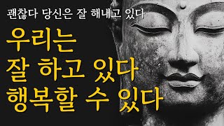 할 수 있다  우리는 잘 하고 있다  우리는 행복할 수 있다  석가모니 명언  불교 가르침  부처님  붓다  달라이라마  삶의 지혜  인생 조언  철학 오디오북 [upl. by Hultin]