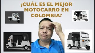 ¿Cuál es el mejor motocarro en Colombia [upl. by Noletta]