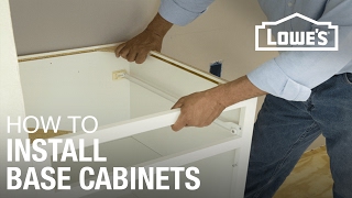 How to Install Base Cabinets [upl. by Alric]