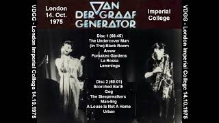 Van Der Graaf Generator live 1975  Imperial London [upl. by Creamer]