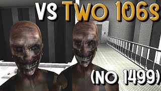 SCP Containment Breach  Playing vs Two 106s Custom run [upl. by Maribeth217]