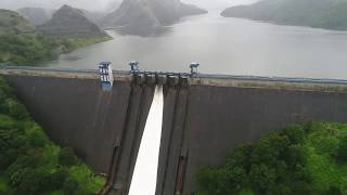 ഇടുക്കി ചെറുതോണി ഡാമിന്റെ ആകാശദൃശ്യം  Idukki dam aerial view [upl. by Ahsenra157]