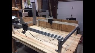 Building an Aluminum Extrusion CNC Frame [upl. by Aleit111]