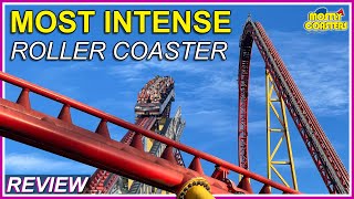 Intimidator 305 at Kings Dominion REVIEW  Most INTENSE Roller Coaster  RREC ep 61 [upl. by Zinck]