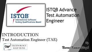 ISTQB Test Automation Engineer  Introduction  ISTQB Tutorials [upl. by Asirram]