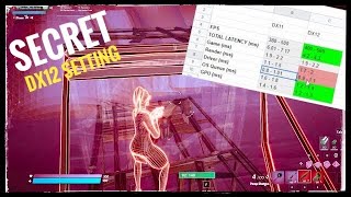 DX11 vs DX12 Fortnite Setting Explained  BEST FPS amp INPUT LAG [upl. by Roseline196]