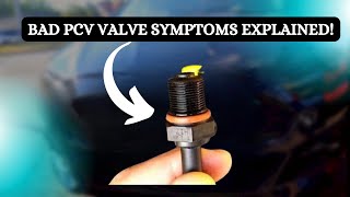 COMMON SYMPTOMS OF A BAD PCV VALVE amp DIY FIXES [upl. by Bebe]