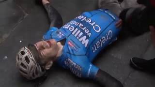 Wout van Aert Strade Bianche 2018 finish [upl. by Anirtak]