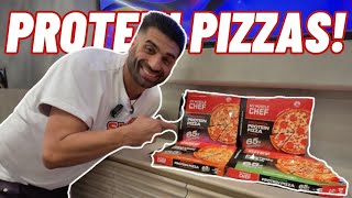 MY MUSCLE CHEF MADE ME THEIR TASTE TESTER  PROTEIN PIZZA CONTENT DAY  YENNORA NSW [upl. by Larochelle]