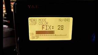 A demo of the 32 colour settings on the Yaesu FT897D [upl. by Corbet]