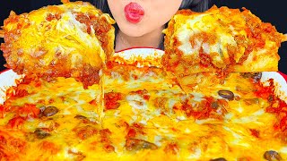 ASMR CHEESY LASAGNA AUDIO FAIL  EATING SOUNDS  MUKBANG  ASMR PHAN [upl. by Layap]