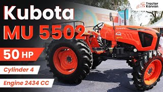 Kubota MU 5502 Newly Launched  50 HP Tractor Price  Tractorkarvan [upl. by Sucramad]