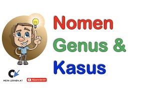 Nomen Genus Numerus und Kasus [upl. by Anecusa404]