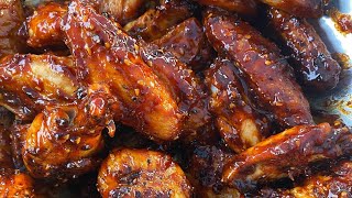 Grilled style Korean chicken wings [upl. by Lenora]