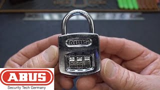 1413 Decode Abus 16040 Combination Padlock [upl. by Atinaujnas]