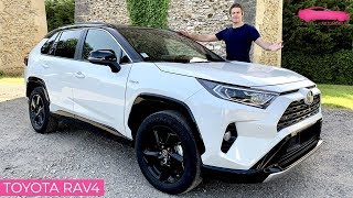 Essai Toyota RAV4 hybride 2019  la SOLUTION pour les entreprises  Le Vendeur Automobiles [upl. by Arata]