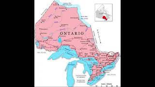 map of Ontario Canada [upl. by Yennej177]