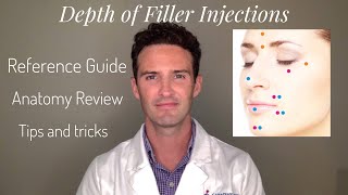 Injectors Anatomy Depth of Filler Injections Around the Face [upl. by Apeed978]