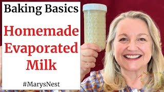 How to Make Evaporated Milk  Baking Basics [upl. by Enneire]