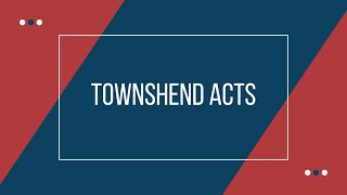 The Townshend Acts AP US History in 1 Minute Daily [upl. by Tsepmet]